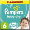 Pampers Baby Dry Gr. 6 Extra Large(16+ kg)Maandvoordeelbox 124 stuks online kopen