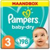 Pampers Baby Dry Luiers -( 6 10 Kg) 198 Stuks Maandbox online kopen