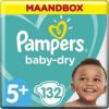Pampers Baby Dry Gr. 5+ Junior Plus(13 27 kg)Maandvoordeelbox 132 stuks online kopen