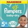 Pampers Baby Dry Gr. 5+ Junior Plus(13 27 kg)Maandvoordeelbox 132 stuks online kopen