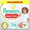 Pampers Luiers Premium Protection Maat Pants 6 Extra Large 116 Luier 15+ Maandbox online kopen