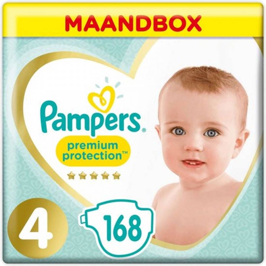 Pampers Premium Protection Gr.4 Maxi 8 16kg maandbox 168 stuks online kopen