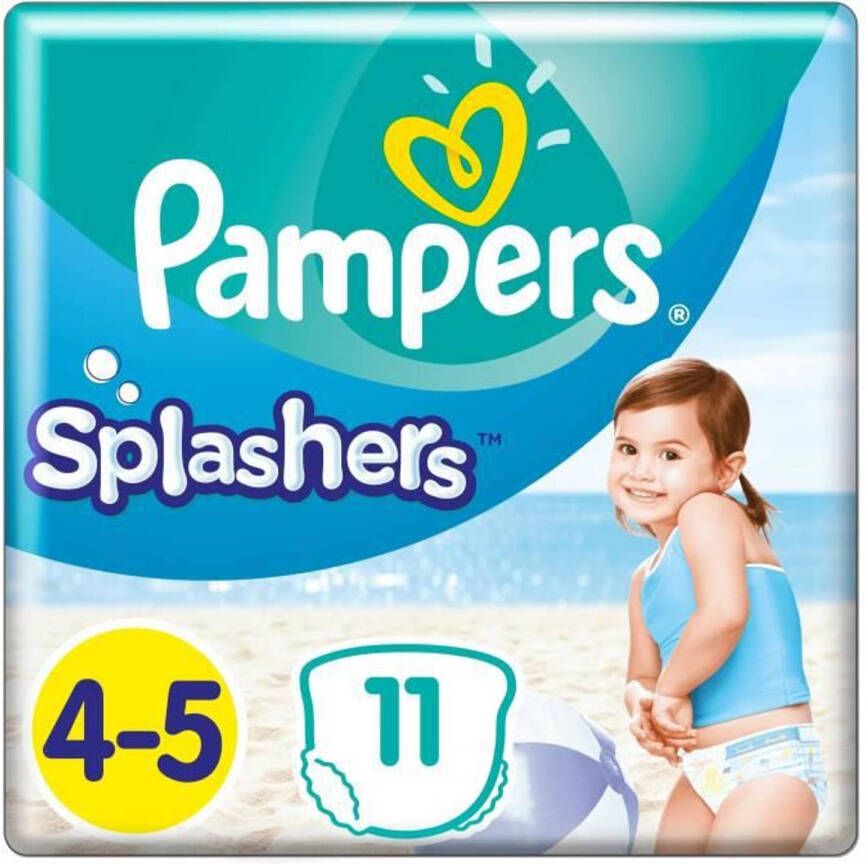 Pampers Splashers maat 4-5 (9-15 kg) 11 wegwerpbare zwemluiers online kopen