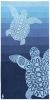 Seahorse strandlaken (100x180 cm) Lichtblauw/donkerblauw online kopen