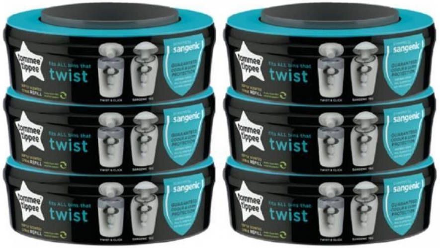 Tommee Tippee Navulverpakkingen Voor Twist & Click X6 Compatibel Met Bac Tec online kopen