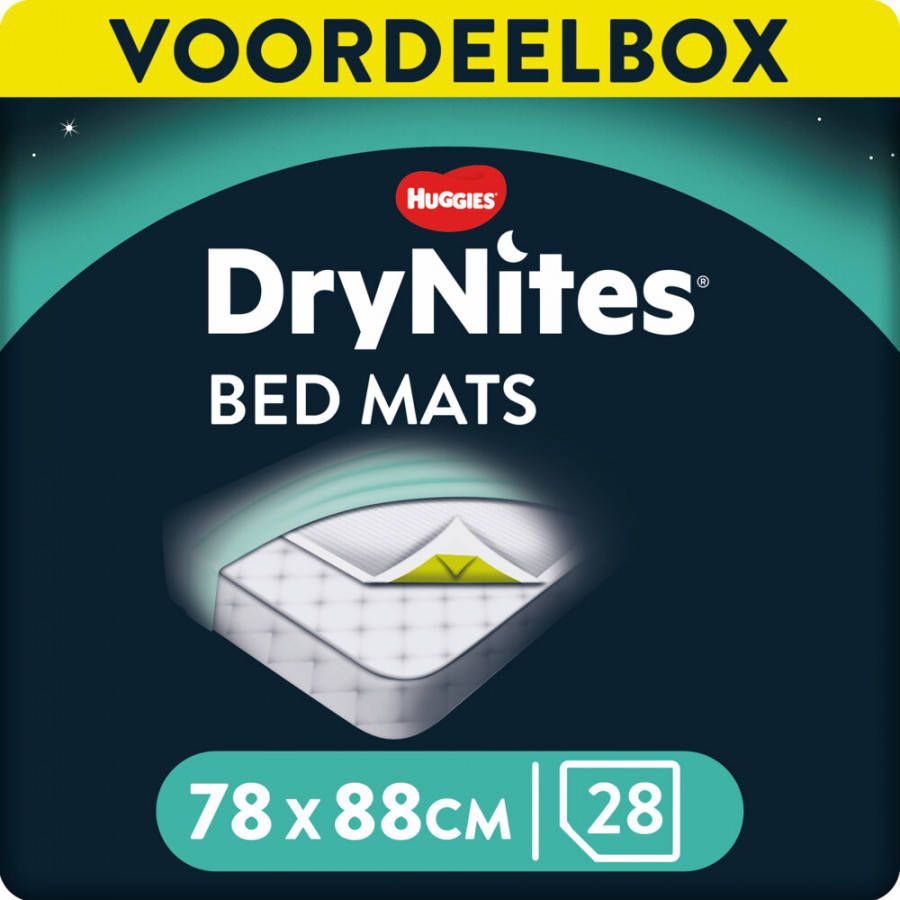 Huggies katoenen DryNites Bedmats 4 pakken online kopen