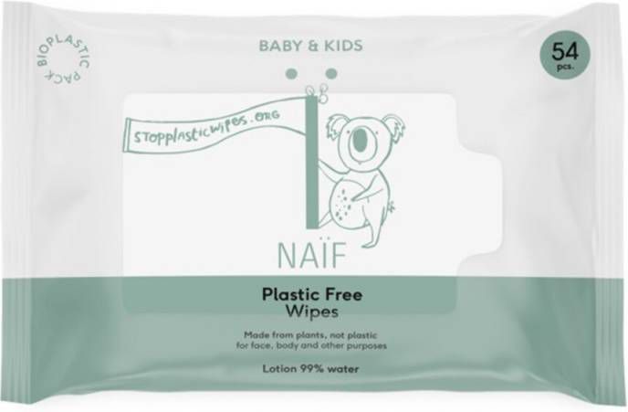 NAÏF Plastic Vrije Baby Voordeelbox billendoekjes 16 stuks online kopen