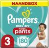 Pampers Baby-Dry Pants maandbox maat 3 (6-11 kg) 180 Luierbroekjes online kopen