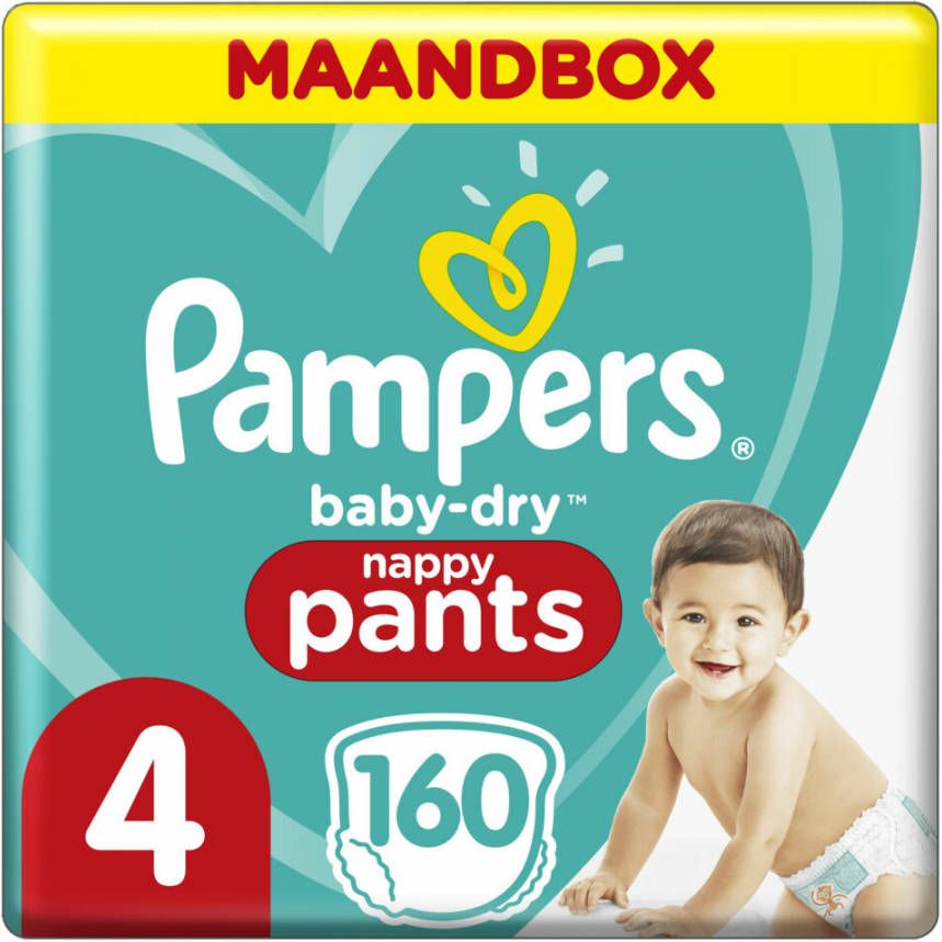 Pampers Wind Elan Baby Droge luier Pants Gr. 4 Maxi 160 Wind eln 9 tot 15 kg Maandbox van Maxi 160 eln online kopen
