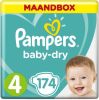 Pampers Baby dry -( Maxi)9 14 Kg Maandbox 174 Stuks Luiers online kopen