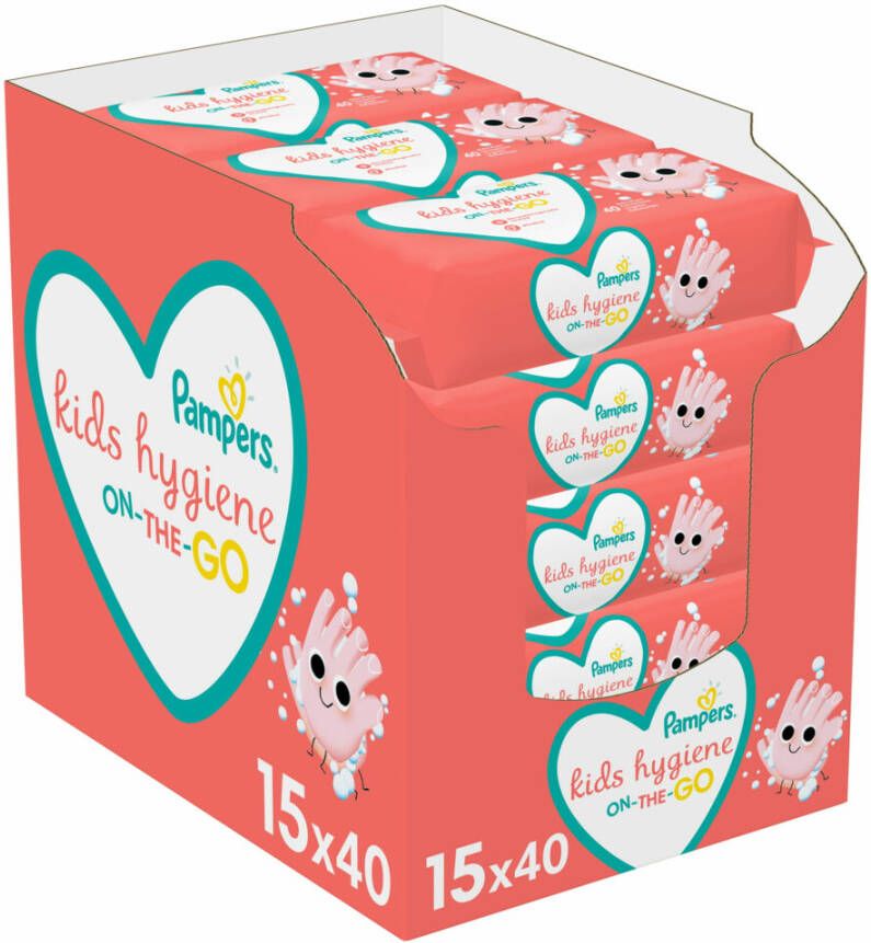 Pampers Snoetenpoetsers On the go Kids Hygiene 600 Doekjes 15 X 40 online kopen