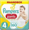 Pampers Premium Protection Pants maandbox maat 4 (9kg-15 kg) 160 luierbroekjes  online kopen