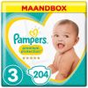 Pampers Premium Protection maandbox maat 3 (6-10 kg) 204 luiers online kopen