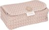 Koeka Hoes Voor Babydoekjes Wafel Antwerp Grey Pink online kopen