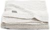 Jollein Gebreide deken River gebreid cream white 75 x 100 cm online kopen