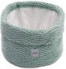 Jollein opbergmand River knit ash green 14xØ18 online kopen
