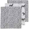 Meyco hydrofiele luier Zebra animal Cheetah set van 3 70x70 cm zwart/wit online kopen