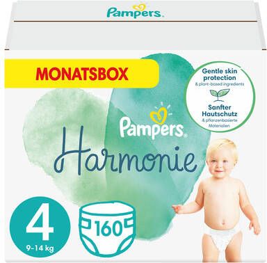 Pampers Harmonie Maxi 9 14 kg maandbox 160 luiers online kopen