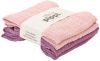 Merkloos Pippi Luierdoeken Diapers Junior 65 X 65 Cm Katoen Roze/paars 4 Stuks online kopen