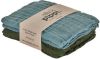 Dechardon Pippi Luierdoeken Diapers Junior 65 X 65 Cm Katoen Blauw/groen 4 Stuks online kopen