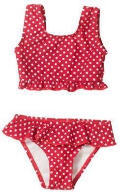 Playshoes bikini UV werend rood gestipt maat 110/116 online kopen