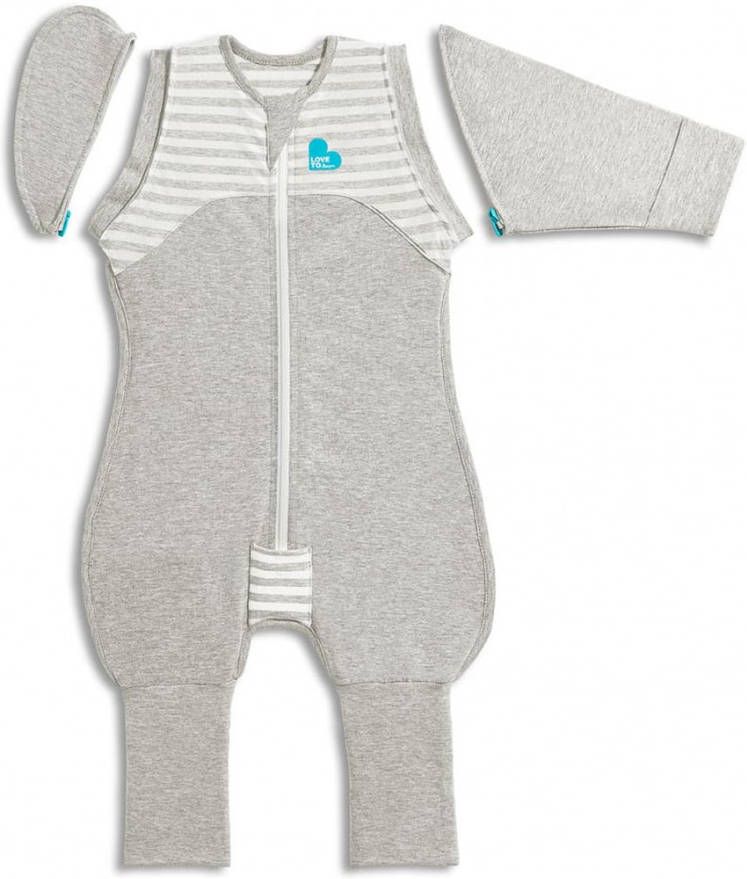 Merkloos Love To Dream Babydoek Swaddle Up Transition Suit Fase 2 L Grijs online kopen
