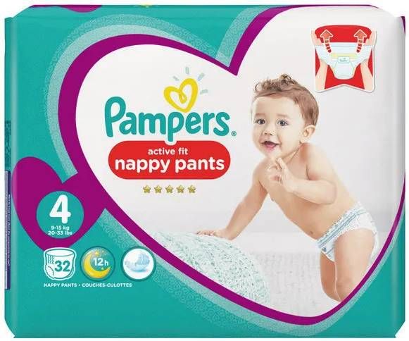 Pampers Baby Luierbroekjes Active Fit32 stuks online kopen