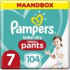 Babydrogist nl Pampers Baby droge Broek, 17 + Kg, 104 Lagen 1 Maandpakket online kopen
