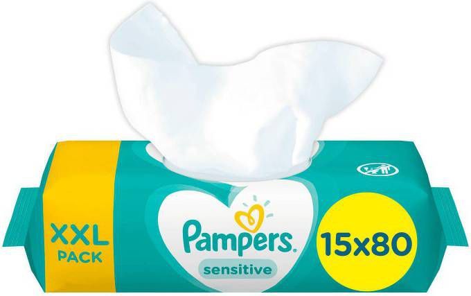 Pampers Billendoekjes Babydoekjes Sensitive Voordeelverpakking 1200 Stuks 1 Gratis Verpakking online kopen