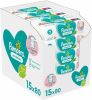 Pampers Vochtige doekjes Sensitive voordeelpak 15 x 80 stuks(1200 doekjes ) online kopen