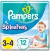 Pampers Splashers Maat 3-4 (6-11 kg) 12 wegwerpbare zwemluiers online kopen