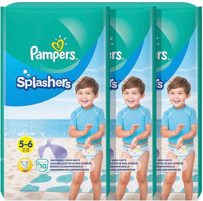 Pampers Splashers maat 5-6 (14+ kg) 10 wegwerpbare zwemluiers online kopen